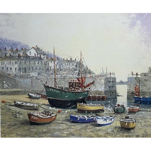 1477 - Nigel HALLARD (1936-2020), 'Mousehole Harbour and 'Les Montagues Bleues' a limited edition print, ea... 