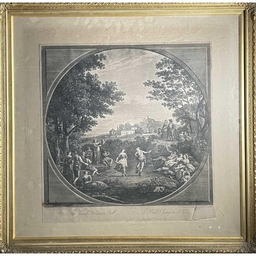 1501 - A pair of Francois Vivares framed engravings, 69cm x 71cm including the frame.