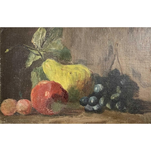 1510 - E. ARCARI (XX) still life of a jug, an orange and an apple, framed, signed, image size 20cm x 20cm a... 