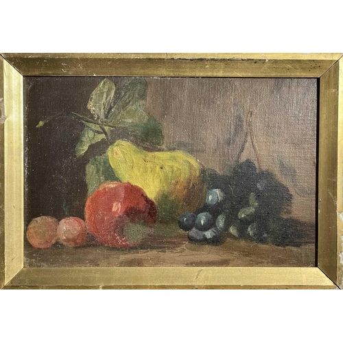 1510 - E. ARCARI (XX) still life of a jug, an orange and an apple, framed, signed, image size 20cm x 20cm a... 