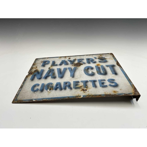 158 - Advertising - A 'Players Navy Cut Tobacco/Player's Navy Cut Cigarettes' double sided advertising sig... 