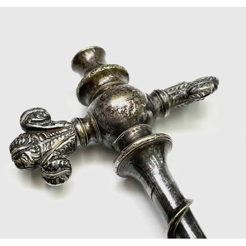 161 - A champagne tap, by Maw & Son, London, length 10cm, together with four other champagne taps, three p... 