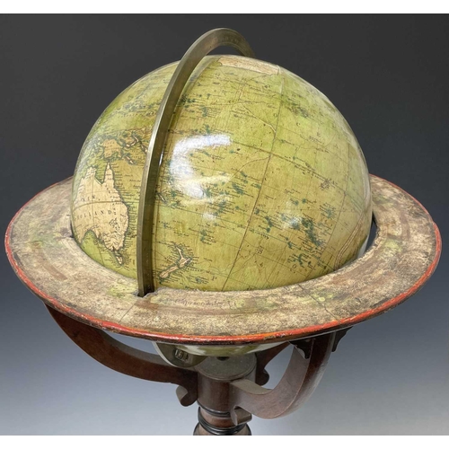 189 - A William IV Newton's 12 inch 'New Improved Terrestrial Globe Embracing Every Recent Discovery To Th... 