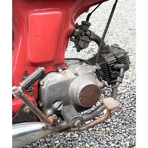 217 - An early 1970s Honda SS50 motorbike, VIN number SS50 122628, engine number SS50E-123125, finished in... 