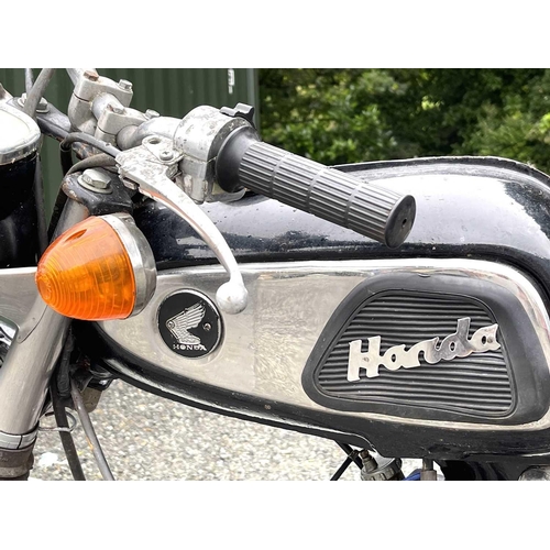 218 - An early 1970s Honda SS50 motorbike, VIN number S50 325828, engine number SS50E-162420, finished in ... 