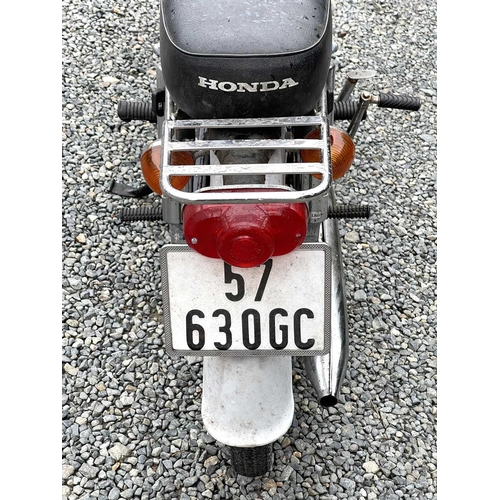 218 - An early 1970s Honda SS50 motorbike, VIN number S50 325828, engine number SS50E-162420, finished in ... 