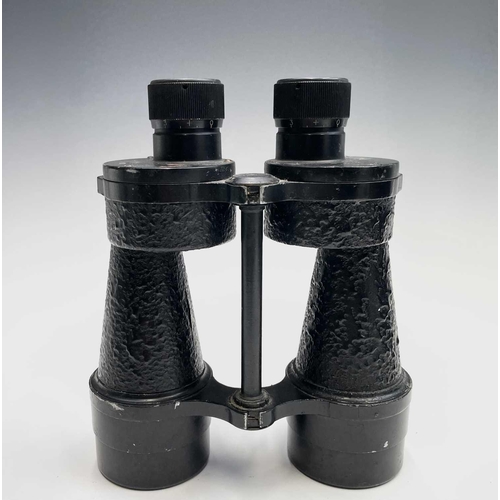 241 - A pair of Bino Prism No5 Mk III naval binoculars, dated 1943, in original leather case stamped Mk1 O... 