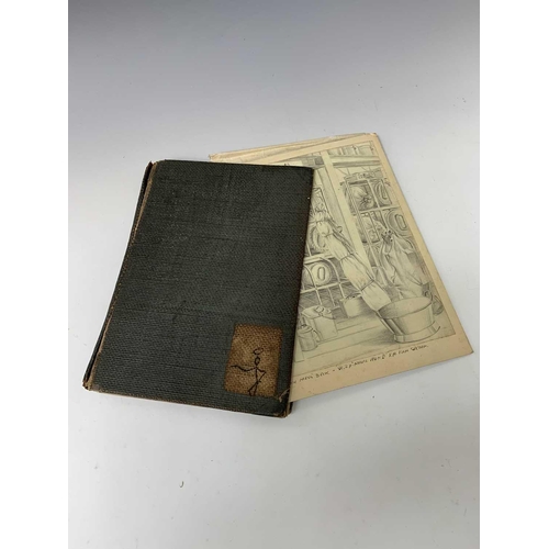 254 - WWII Naval interest. Wartime Naval Sketchbook by James Robinson who we believe may have served on HM... 