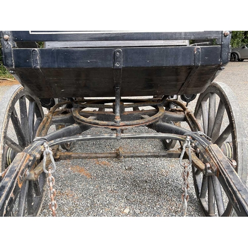 255 - A Swedish four-wheeled carriage or phaeton, early 20th century, the maker's label somewhat indistinc... 