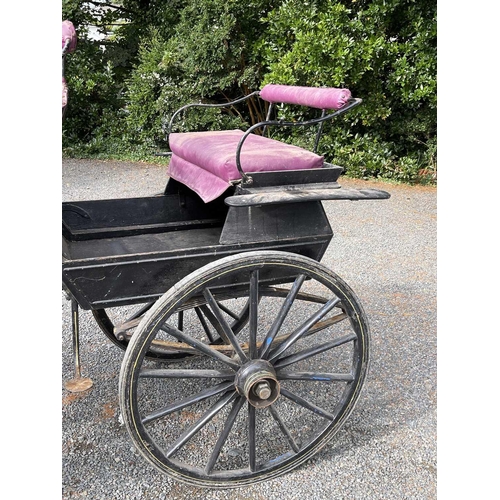 255 - A Swedish four-wheeled carriage or phaeton, early 20th century, the maker's label somewhat indistinc... 