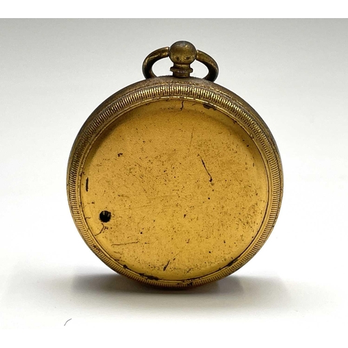 270 - A 19th century pocket barometer, the dial inscribed 'J. Hicks Maker London'. Maximum height 7cm.