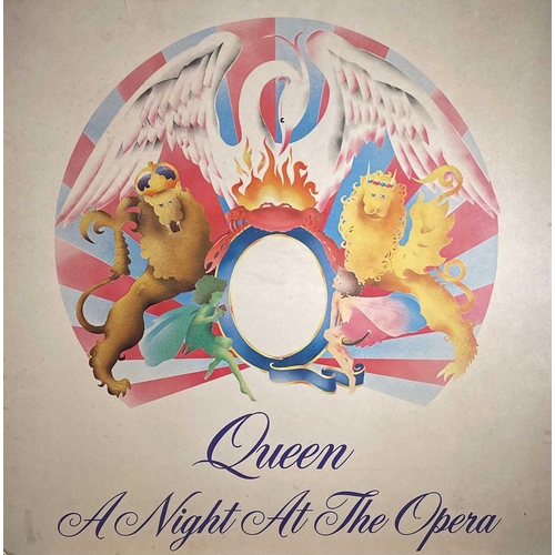 274 - Music/Advertising Interest - Two 1970s 'Queen A Night At The Opera' album advertisement display sign... 