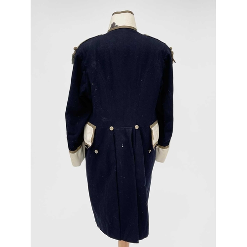 2858 - A late 18th to early 19th century British Naval Captain's tailcoat jacket. 46cm across back under ar... 