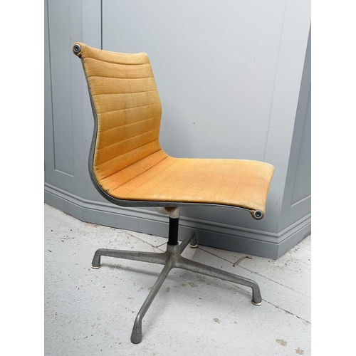 3036 - Charles Eames, An office chair, by Herman Miller, with cast aluminium swivel base, height 85cm.