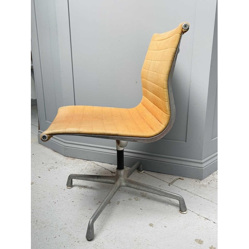 3036 - Charles Eames, An office chair, by Herman Miller, with cast aluminium swivel base, height 85cm.