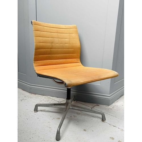 3036 - Charles Eames, An office chair, by Herman Miller, with cast aluminium swivel base, height 85cm.