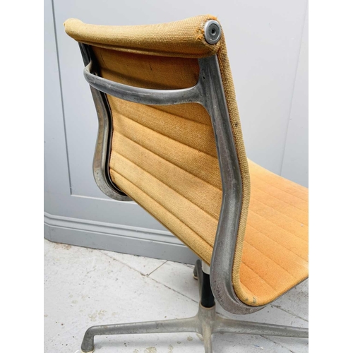 3036 - Charles Eames, An office chair, by Herman Miller, with cast aluminium swivel base, height 85cm.