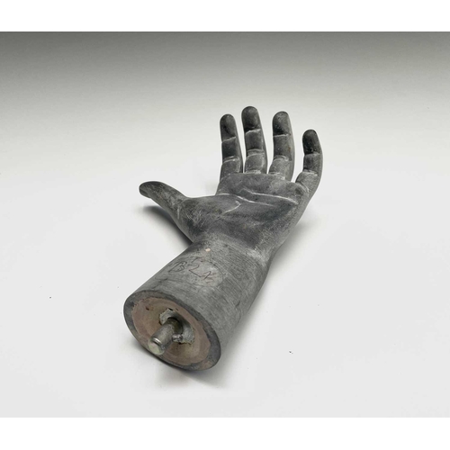 307 - Three assorted mannequin hands, the largest 21.5cm long.