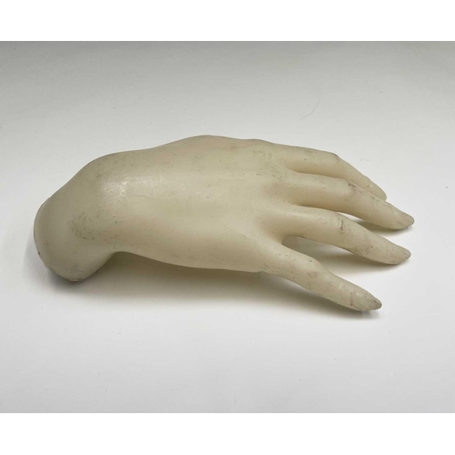 308 - Two mannequin hands. Length 22cm.