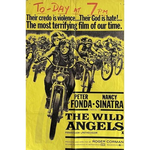 328 - Two 1960s British single-sheet film posters - 'Cat Ballou', 75 x 50.5cm, and 'The Wild Angels', 76 x... 