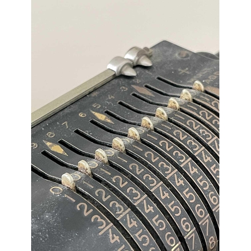 346 - A vintage Odhner, Swedish mechanical calculator, width 38cm.