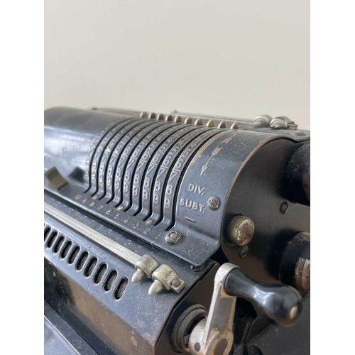 346 - A vintage Odhner, Swedish mechanical calculator, width 38cm.