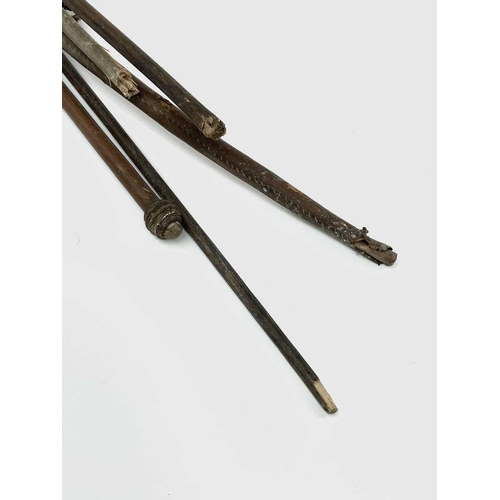 352 - Quiver of arrows, spears (possibly native), etc