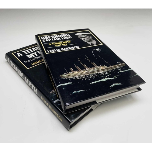 369 - Titanic Sinking 1912 Interest - Books - 'Titanic - An Illustrated History' signed by two Titanic Sur... 