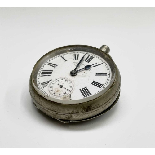 40 - A Stanley brass cased pocket compensated barometer, with silvered dial, numbered 2.264, the back eng... 