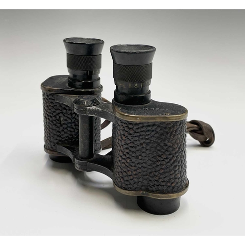 423 - A pair of military stereo 6X30 binoculars, by The US Naval Gun Factory optical shop annex, together ... 