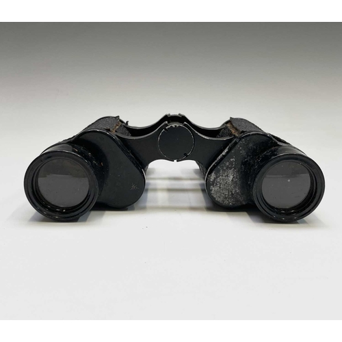 425 - A pair of Newbold & Bulford 8X30 binoculars, cased, together with other binoculars and a Photax supe... 