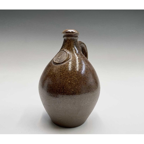 819 - A Svend Bayer (b.1946) studio pottery stoneware flagon, impressed with labyrinth seal. Height 22.5cm... 