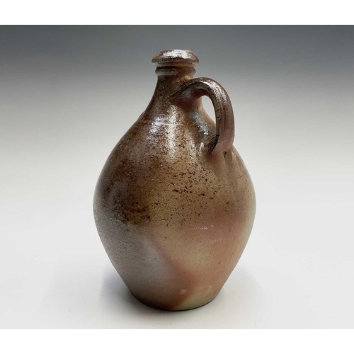 819 - A Svend Bayer (b.1946) studio pottery stoneware flagon, impressed with labyrinth seal. Height 22.5cm... 