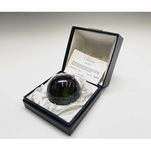 847 - Fifteen Caithness limited edition paperweights, comprising 'Sea Kelp', 'Sea Orchid', 'Space Flower',... 