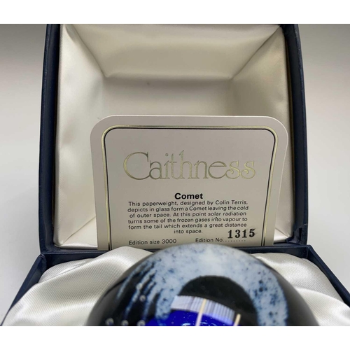 847 - Fifteen Caithness limited edition paperweights, comprising 'Sea Kelp', 'Sea Orchid', 'Space Flower',... 