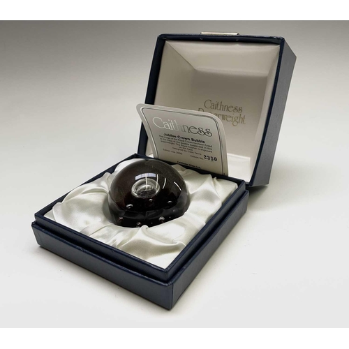 847 - Fifteen Caithness limited edition paperweights, comprising 'Sea Kelp', 'Sea Orchid', 'Space Flower',... 