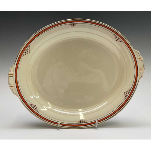 849 - An Art Deco period Grindley dinner service comprising two tureens, width 28cm, two smaller tureens w... 