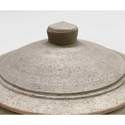 854 - Leach standard ware, comprising of five covered bowls and one stand, impressed seal marks, diameter ... 