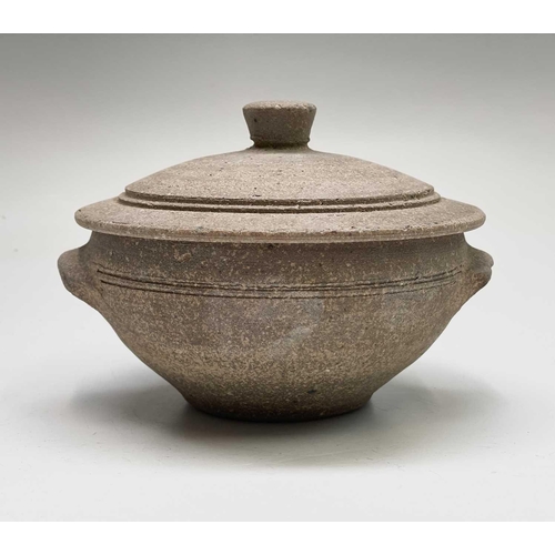 854 - Leach standard ware, comprising of five covered bowls and one stand, impressed seal marks, diameter ... 