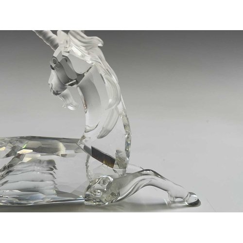 860 - A Swarovski Crystal Society ornament, 'The Unicorn' from the 'Fabulous Creatures' series, Annual Edi... 