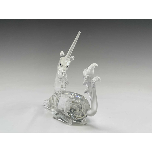 860 - A Swarovski Crystal Society ornament, 'The Unicorn' from the 'Fabulous Creatures' series, Annual Edi... 