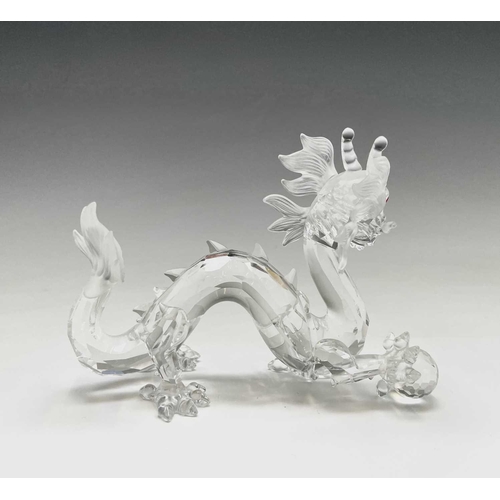 861 - A Swarovski Crystal Society ornament, 'The Dragon' from the 'Fabulous Creatures' series, Annual Edit... 