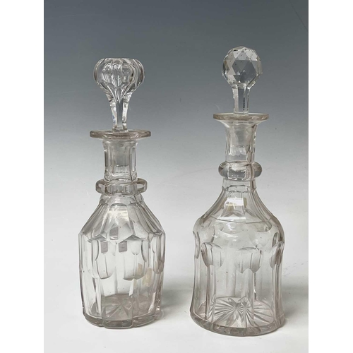 913 - A collection of Georgian and Victorian glass decanters (box). Provenance: Michael Trethewey. A Gentl... 