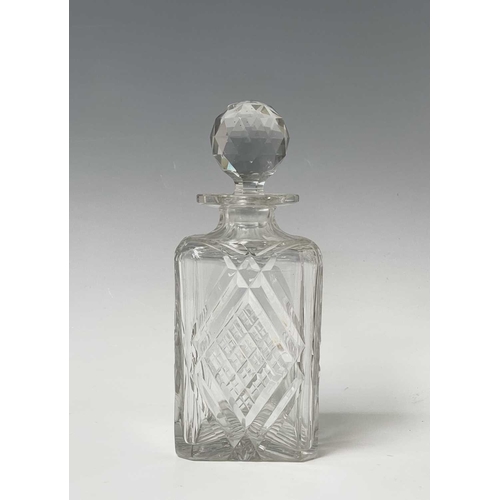 913 - A collection of Georgian and Victorian glass decanters (box). Provenance: Michael Trethewey. A Gentl... 