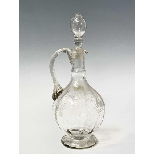 913 - A collection of Georgian and Victorian glass decanters (box). Provenance: Michael Trethewey. A Gentl... 