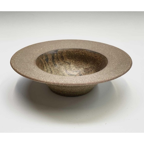 945 - Studio pottery, to include a Clive Blackmore Rinsey pottery bowl, diameter 25cm, three other bowls, ... 