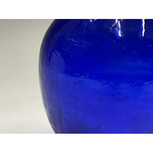 953 - A Peter St Clair studio glass vase, signed and dated 1990 to base. Height 12cm.