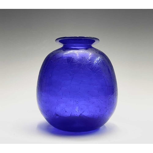 953 - A Peter St Clair studio glass vase, signed and dated 1990 to base. Height 12cm.