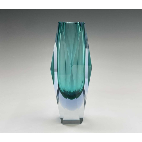 954 - A collection of Murano glass to include a bowl, 27cm diameter, and four vases, height 23cm diminishi... 