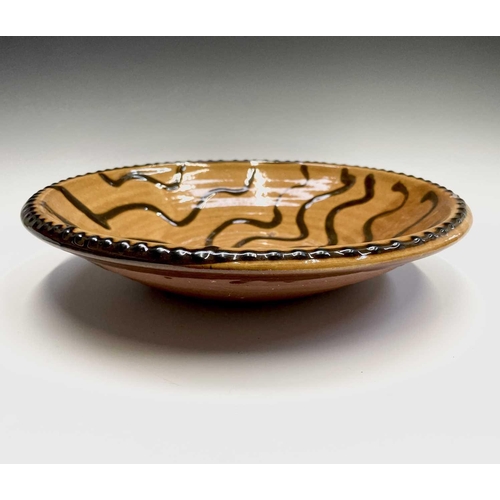 960 - A John Reeve (1929-2012, ex Longlands Pottery, Hennock, Devon, c. 1968-1970) slip decorated earthenw... 